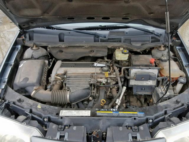 1G8AK52FX4Z149184 - 2004 SATURN ION LEVEL GREEN photo 7