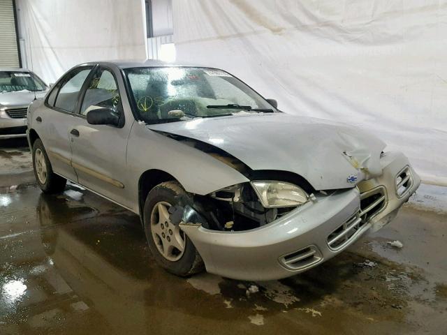 1G1JC524X27459175 - 2002 CHEVROLET CAVALIER B SILVER photo 1