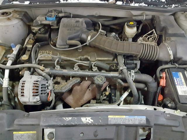 1G1JC524X27459175 - 2002 CHEVROLET CAVALIER B SILVER photo 7