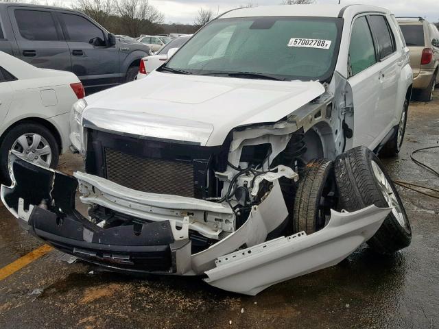 2GKFLVEKXE6346214 - 2014 GMC TERRAIN SL WHITE photo 2