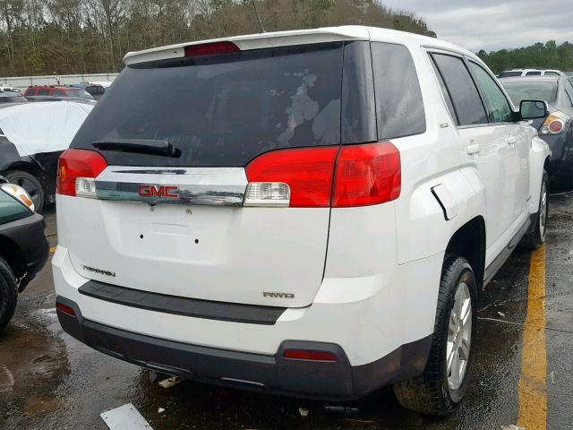 2GKFLVEKXE6346214 - 2014 GMC TERRAIN SL WHITE photo 4