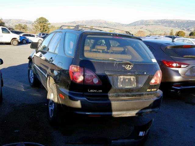 JT6HF10U9X0033915 - 1999 LEXUS RX 300 BLACK photo 3