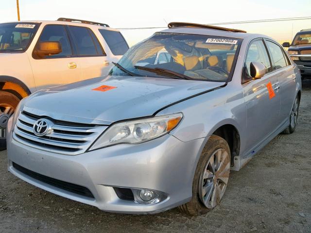 4T1BK3DB3BU416406 - 2011 TOYOTA AVALON BAS SILVER photo 2