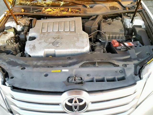 4T1BK3DB3BU416406 - 2011 TOYOTA AVALON BAS SILVER photo 7