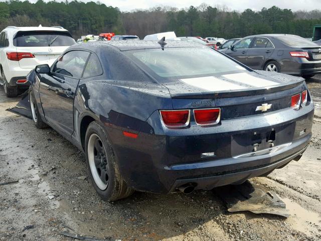 2G1FA1E36D9130935 - 2013 CHEVROLET CAMARO LS BLUE photo 3