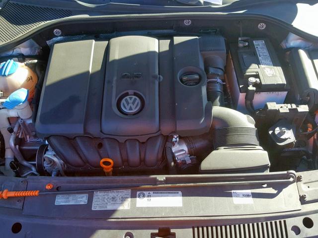 1VWAP7A33CC077852 - 2012 VOLKSWAGEN PASSAT S SILVER photo 7