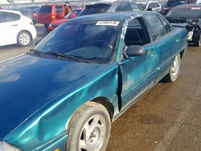 1G3NL52T9TM314535 - 1996 OLDSMOBILE ACHIEVA SL GREEN photo 9