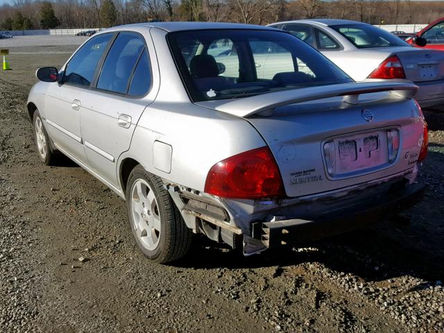 3N1CB51D46L585198 - 2006 NISSAN SENTRA 1.8 SILVER photo 3