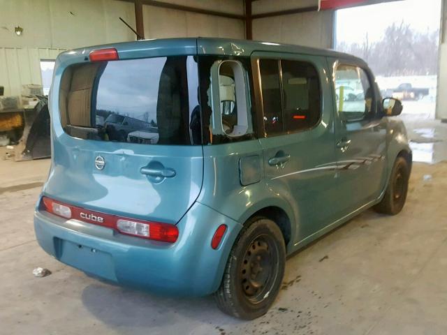 JN8AZ2KR3AT150108 - 2010 NISSAN CUBE BASE BLUE photo 4