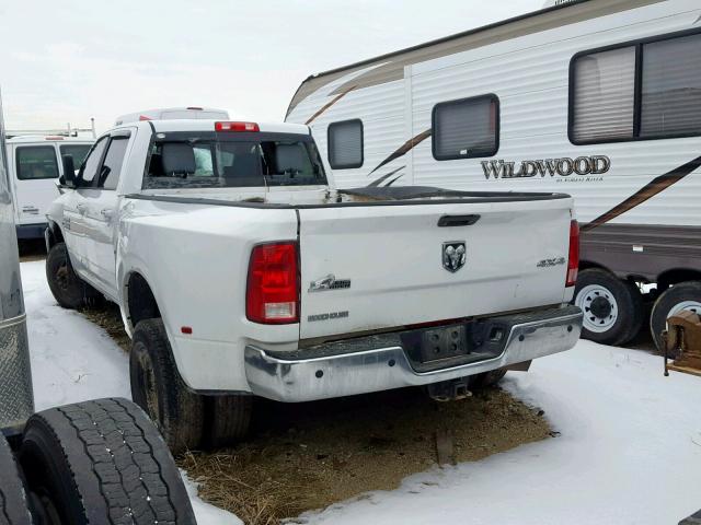 3C63RRHL9FG666615 - 2015 RAM 3500 SLT WHITE photo 3