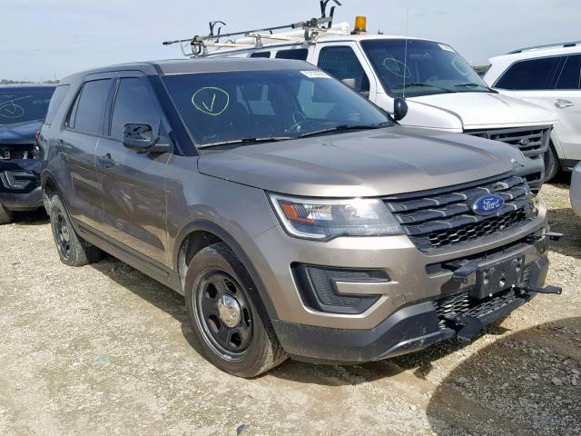 1FM5K8AR2HGB71830 - 2017 FORD EXPLORER P GRAY photo 1