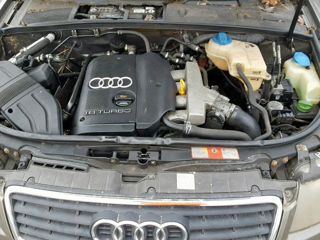 WAUAC48H64K008656 - 2004 AUDI A4 1.8 CAB BROWN photo 7