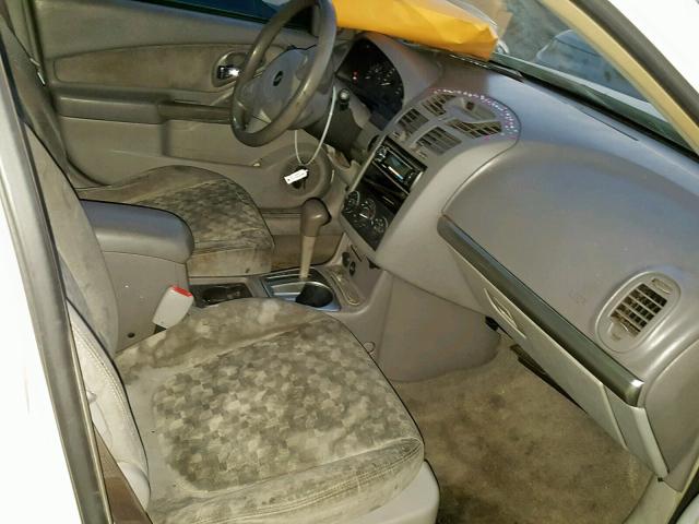 1G1ZT54885F119584 - 2005 CHEVROLET MALIBU LS WHITE photo 5