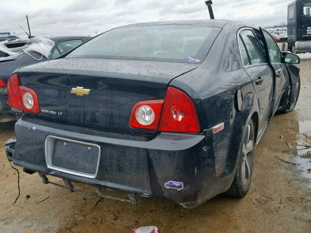 1G1ZC5E10BF221703 - 2011 CHEVROLET MALIBU 1LT BLACK photo 4