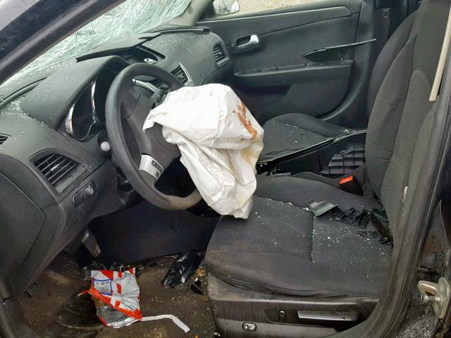 1G1ZC5E10BF221703 - 2011 CHEVROLET MALIBU 1LT BLACK photo 5