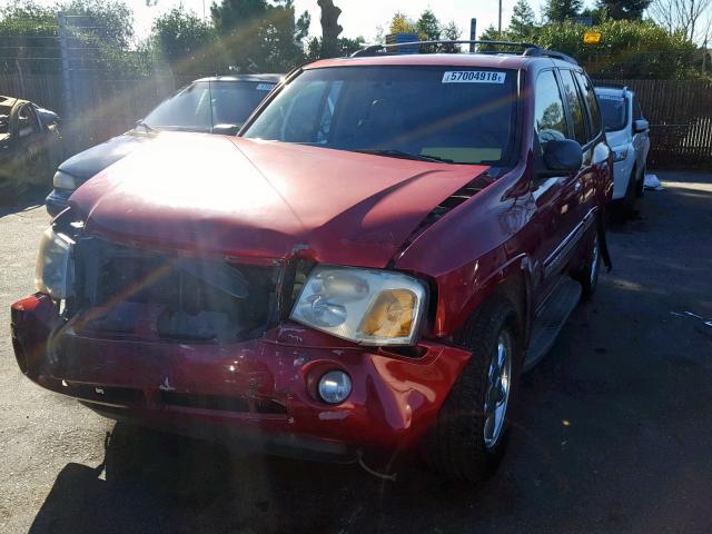 1GKDT13SX32339583 - 2003 GMC ENVOY RED photo 2