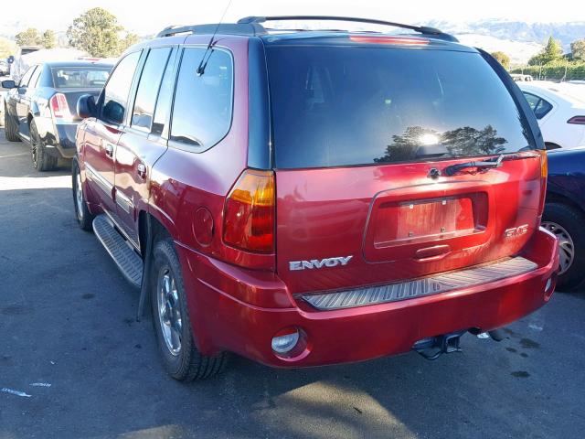 1GKDT13SX32339583 - 2003 GMC ENVOY RED photo 3