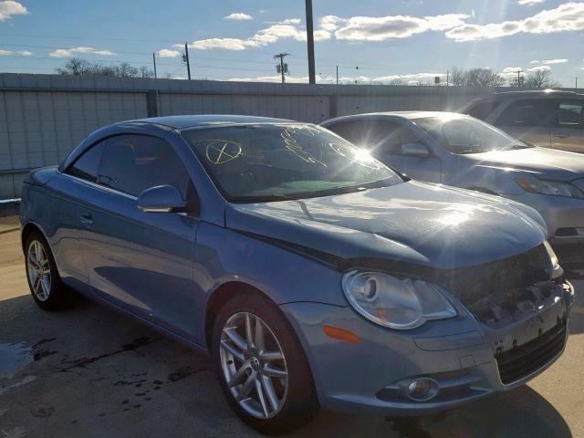 WVWFA71F28V012927 - 2008 VOLKSWAGEN EOS LUX BLUE photo 1