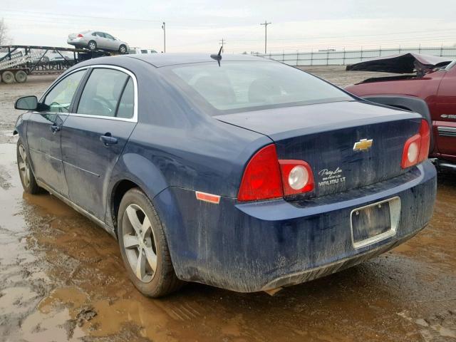 1G1ZC5E15BF334904 - 2011 CHEVROLET MALIBU 1LT BLUE photo 3