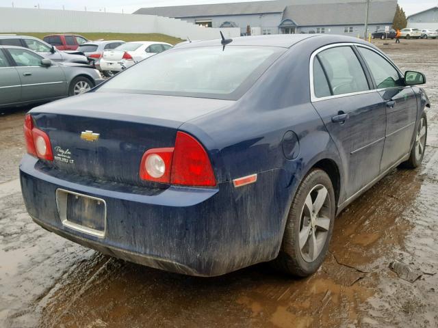1G1ZC5E15BF334904 - 2011 CHEVROLET MALIBU 1LT BLUE photo 4