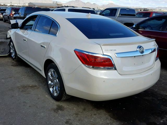 1G4GC5ED9BF129283 - 2011 BUICK LACROSSE C BEIGE photo 3