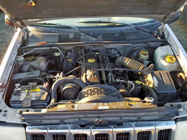 1J4GZ58S1TC294481 - 1996 JEEP GRAND CHER GRAY photo 7