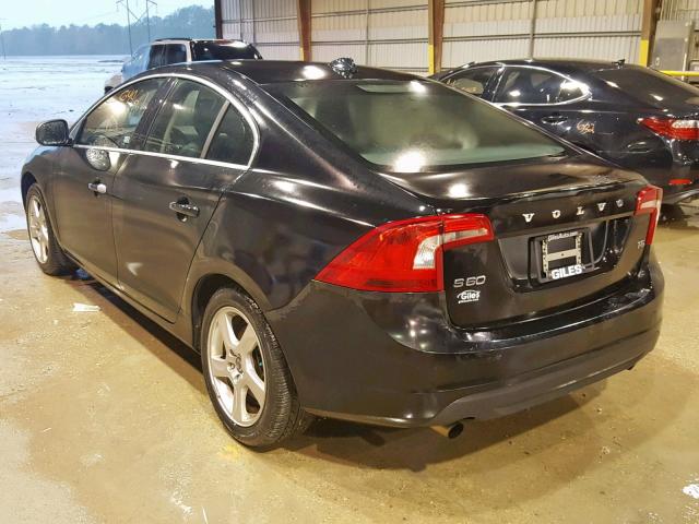 YV1622FS5C2120341 - 2012 VOLVO S60 T5 BLACK photo 3