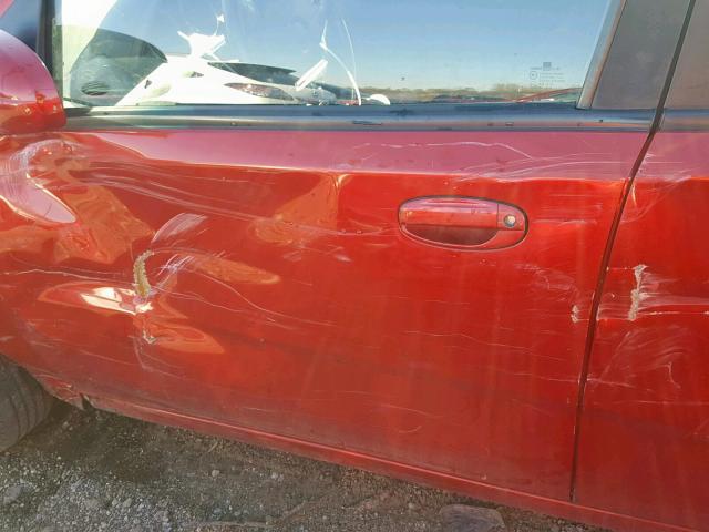 KL1TD66618B276758 - 2008 CHEVROLET AVEO BASE წითელი ფოტო 9