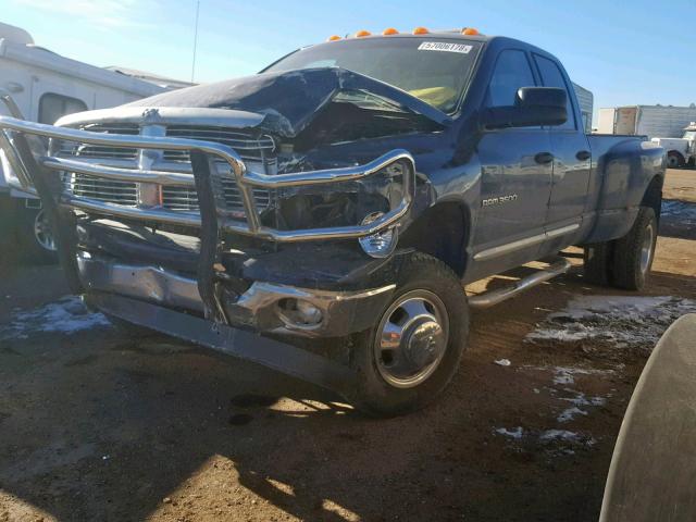 3D7MU48C84G105856 - 2004 DODGE RAM 3500 S BLUE photo 2