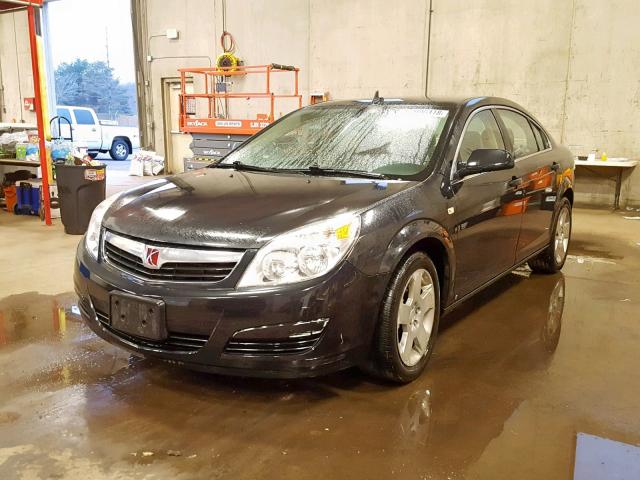 1G8ZS57B99F234745 - 2009 SATURN AURA XE BLACK photo 2