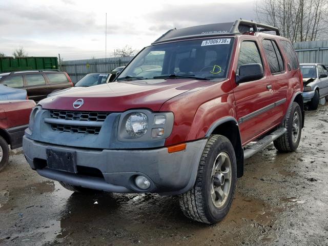 5N1MD28Y63C642085 - 2003 NISSAN XTERRA SE RED photo 2