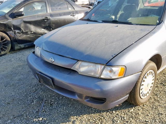 1N4AB41D0XC732506 - 1999 NISSAN SENTRA BAS BLUE photo 9