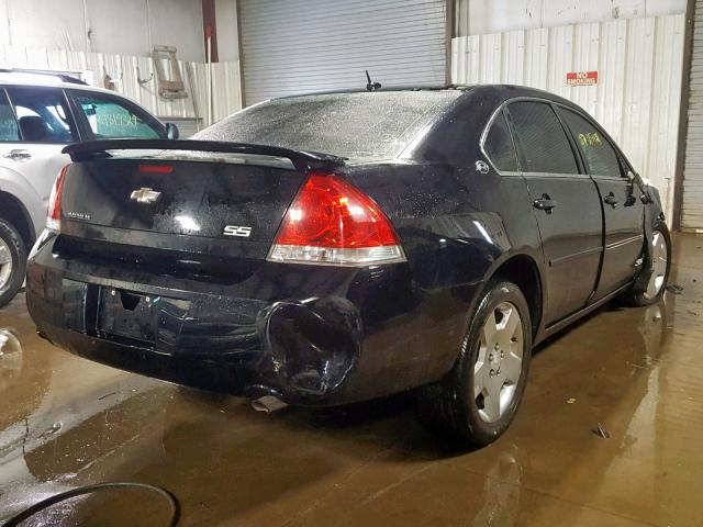 2G1WD58C169126563 - 2006 CHEVROLET IMPALA SUP 黑色 照片 4