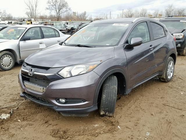 3CZRU6H73GM747433 - 2016 HONDA HR-V EXL GRAY photo 2