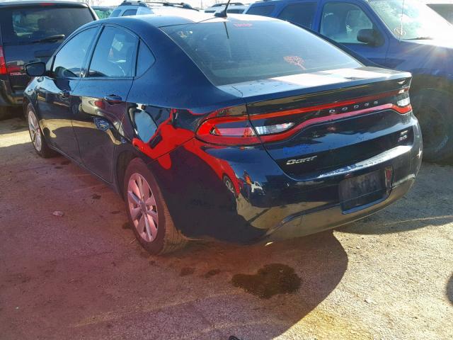 1C3CDFBB8ED883661 - 2014 DODGE DART SXT BLUE photo 3