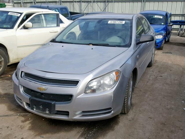 1G1ZG57B38F292154 - 2008 CHEVROLET MALIBU LS 银色 照片 2