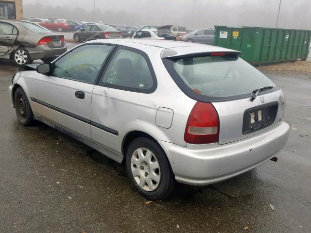 2HGEJ6345XH111154 - 1999 HONDA CIVIC DX SILVER photo 3