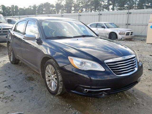 1C3BC2FG8BN503074 - 2011 CHRYSLER 200 LIMITE BLACK photo 1