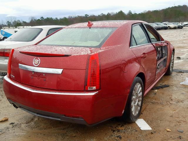 1G6DE5EY2B0133847 - 2011 CADILLAC CTS LUXURY RED photo 4