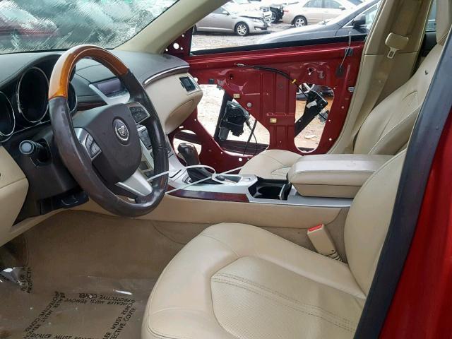 1G6DE5EY2B0133847 - 2011 CADILLAC CTS LUXURY RED photo 5