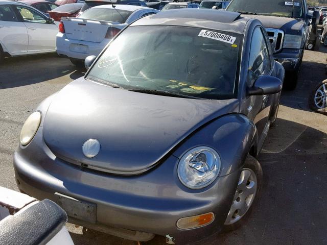 3VWCK21CX3M416339 - 2003 VOLKSWAGEN NEW BEETLE გრაფიტი ფოტო 2