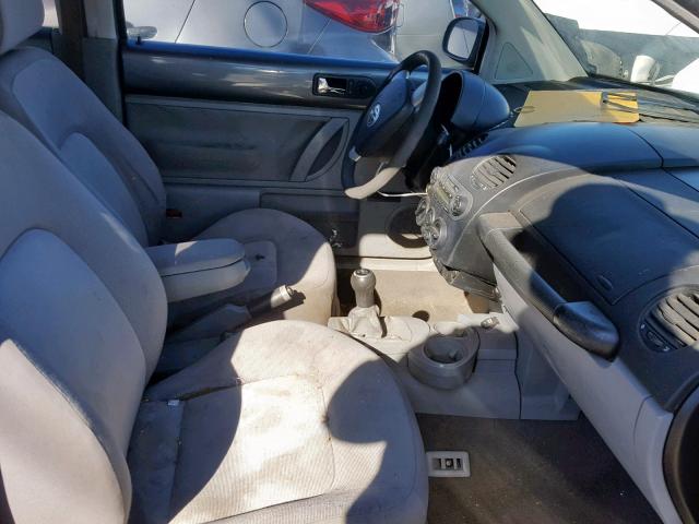 3VWCK21CX3M416339 - 2003 VOLKSWAGEN NEW BEETLE გრაფიტი ფოტო 5