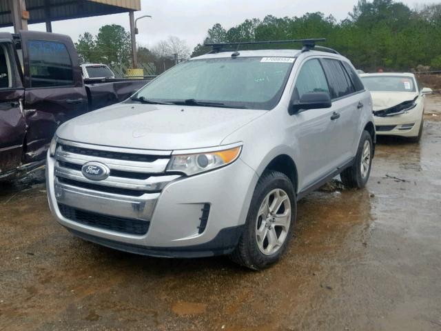 2FMDK4GCXDBA64954 - 2013 FORD EDGE SE SILVER photo 2