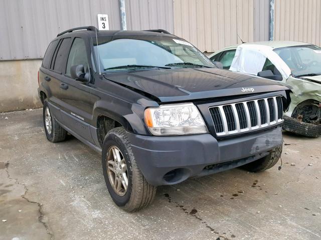 1J4GX48N94C376048 - 2004 JEEP GRAND CHER BLACK photo 1