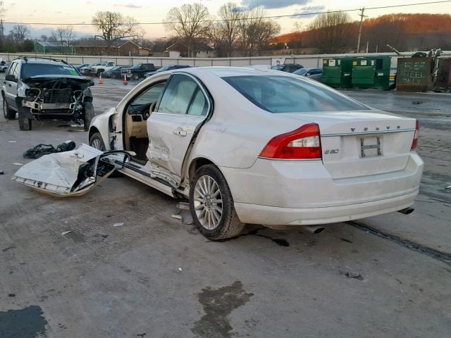 YV1952AS3D1171503 - 2013 VOLVO S80 3.2 WHITE photo 3