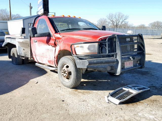 3D6WX46C06G260511 - 2006 DODGE RAM 3500 S RED photo 1