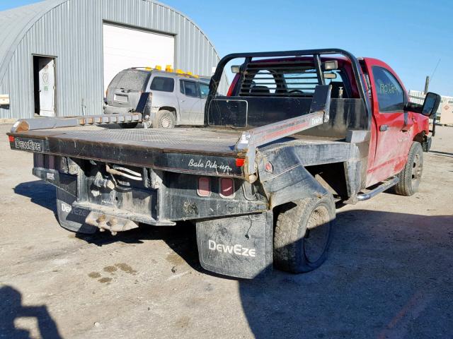 3D6WX46C06G260511 - 2006 DODGE RAM 3500 S RED photo 4