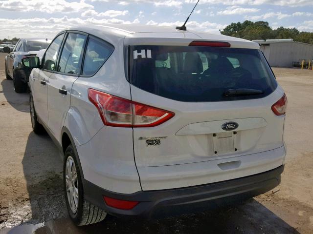 1FMCU0F70DUC48376 - 2013 FORD ESCAPE S WHITE photo 3