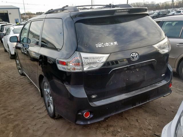 5TDXK3DC2BS112488 - 2011 TOYOTA SIENNA SPO BLACK photo 3