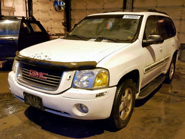 1GKDT13S322365943 - 2002 GMC ENVOY WHITE photo 2